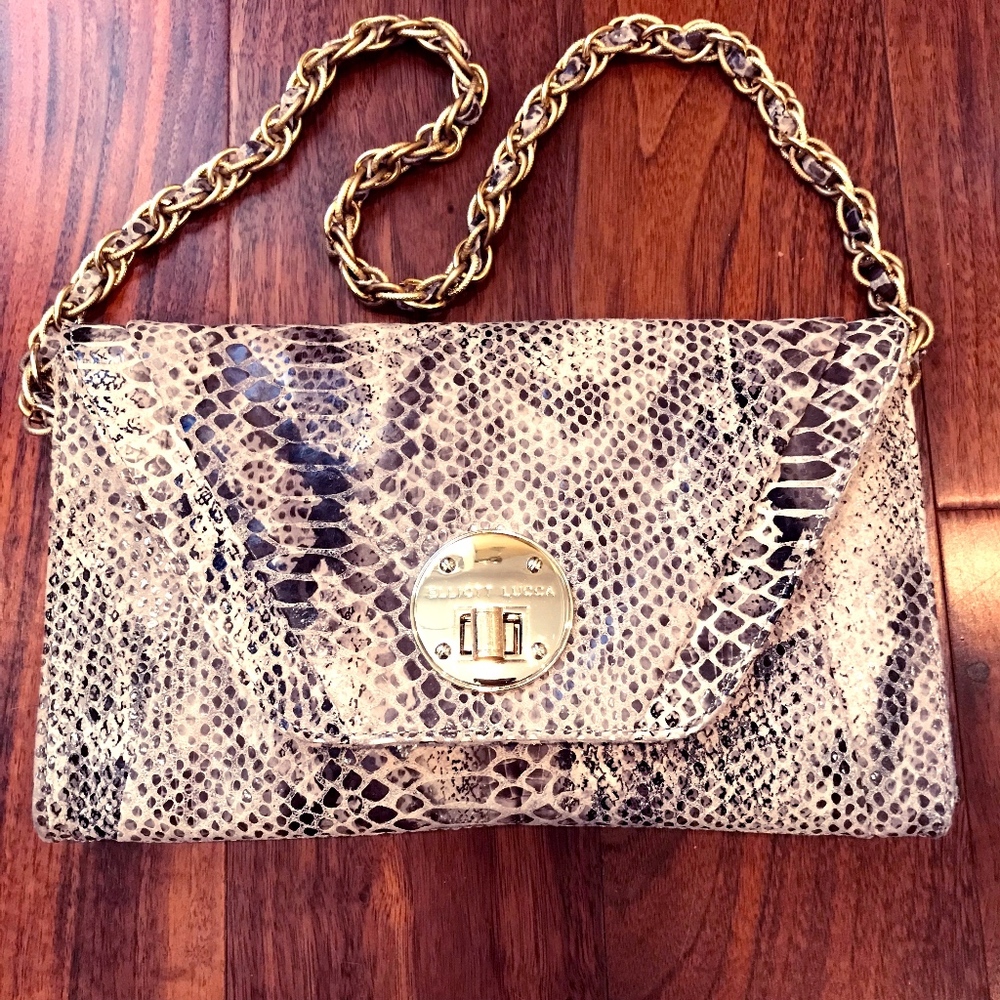 Elliott Lucca Leather Clutch detachable strap